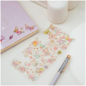 Наклейки гелевые 10*22см, MESHU