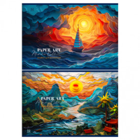 Альбом для рисования 32л А4 "Paper art", скрепка, ArtSpace