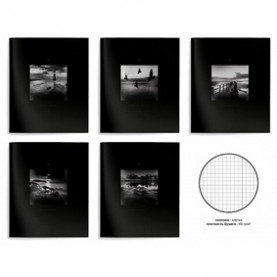 Тетрадь 48л клетка "BEAUTY INSIDE" двойная обл., soft touch, LOREX