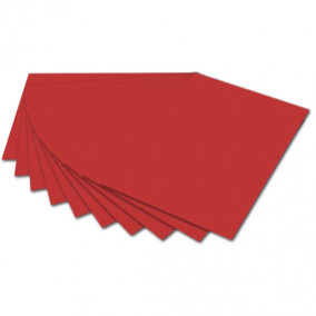 Бумага цветная 300г/м2, 50х70см, Красный
