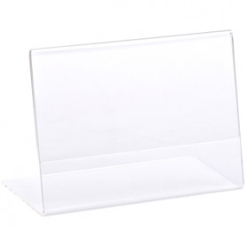 Подставка А6 настольная одностор., горизонт. для рекламных материалов, OfficeSpace