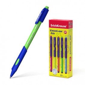 Ручка шариковая 1мм ErgoLine® Kids, Ultra Glide Technology, для правшей, ЕК