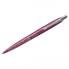 Ручка шариковая Parker Jotter Tokyo Pink CT, синяя, 1мм