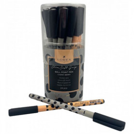 Ручка масл. 0,7мм CHERRY BERRY, LOREX Slim Soft Grip