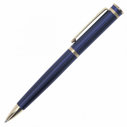 Ручка шариковая 1мм, "Perfect Blue", корп.черный, Brauberg
