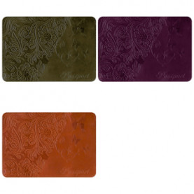 Обложка для паспорта OfficeSpace, кожа тип 3, тиснение орнамент бабочки, ассорти