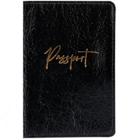 Обложка для паспорта OfficeSpace "Naples", кожа, тиснение фольгой, ассорти