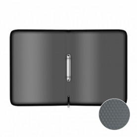 Папка 2 кольца А4+, на молнии Diamond Original, EK