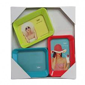 Фоторамка Image Art PL15-3  коллаж на 3 фото, пластик,