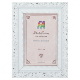 Фоторамка пластик FA 10х15 "Садко" цвет белый