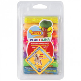 Пластилин на растительной основе JOVI (Испания), флюоресцентный, 8цв. 14 гр.