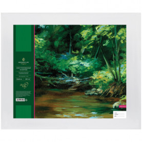 Холст на картоне 50*60см, 100% хлопок, 280г/м2, мелкое зерно, Greenwich Line 