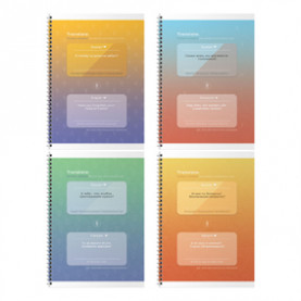 Тетрадь-словарик А5, 48л., для записи иностранных слов на гребне "Переводчик", BG 