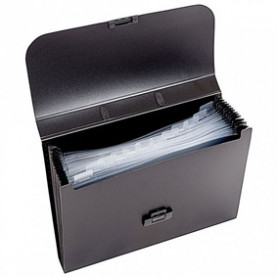 Портфель пластиковый А4 13отд. 0.7мм, Фарм