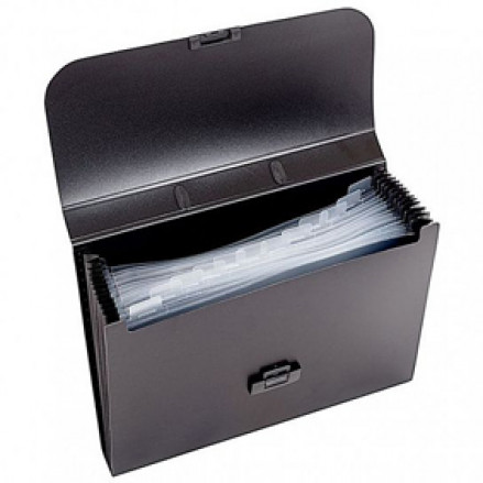 Портфель пластиковый А4 13отд. 0.7мм, Фарм