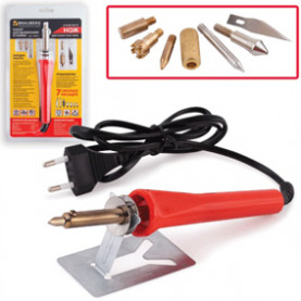 Прибор для выжигания многофункциональный 6 насадок+ нож, Brauberg