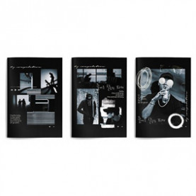 Тетрадь А4 96л кл. Мой коллаж, скрепка, Schoolformat