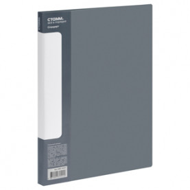 Папка 2 кольца А4 25мм, "Стандарт", 700мкм, ассорти, Стамм