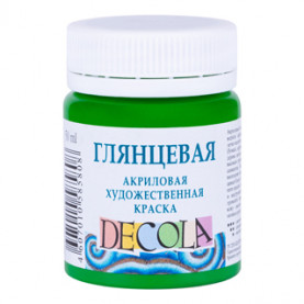 Акрил глянец Декола 50мл. Зеленая светлая