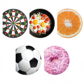 Записная книжка 160х185 мм, Круг Микс1, Academy Style