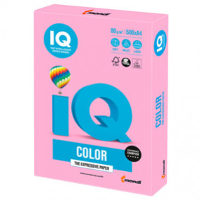 Бумага A3 IQ MAESTRO Color 80, 500л. Розовый  неон
