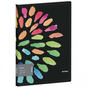 Папка на 10 файлов "Aqua", карман, Berlingo