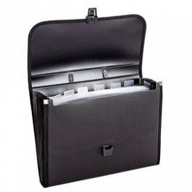 Портфель пластиковый А4 7отд., оторочка, INFORMAT