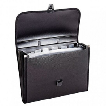 Портфель пластиковый А4 7отд., оторочка, INFORMAT