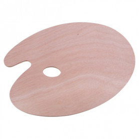 Палитра ДВП, фанера, овальная, 30х40см, толщина 5 мм