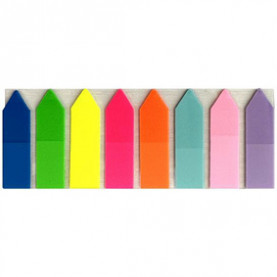 Закладки самокл. INFORMAT 44*12*20л* 8цв., пластик, стрелки