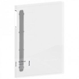 Папка 4 кольца А4 24мм, "No Secret", карман, Berlingo 