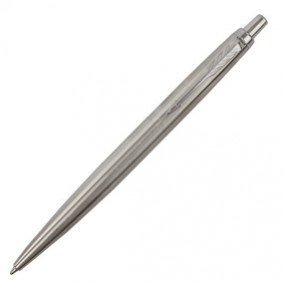 Ручка шариковая Parker Jotter XL Monochrome Stainless Steel CT, корп. серебрист, сталь,синяя