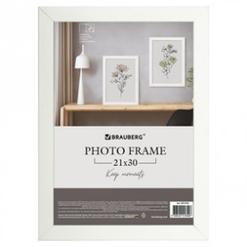 Фоторамка пластик BRAUBERG 21х30 "Idea", вставка - акрил, цвет ассорти