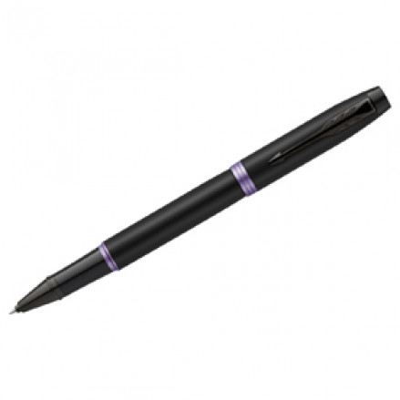 Ручка-роллер Parker IM Professionals Amethyst Purple BT, 0,8мм, черная