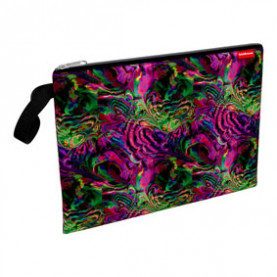 Папка д/тетрадей А4 "Color Madness", текстиль, на молнии, ЕК