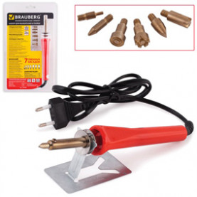Прибор для выжигания многофункциональный 7 насадок, Brauberg