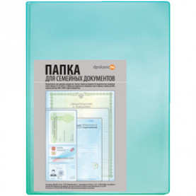 Папка с файлами для семейных документов ОМС, свидетельств и СНИЛС