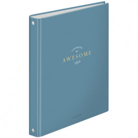 Тетрадь на кольцах  А4 100л. "Моноколор. Awesome style", ArtSpace