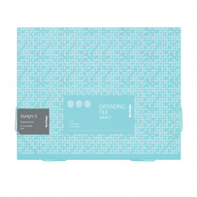 Папка-картотека A4 12 отд. на резинках "Starlight S", Berlingo