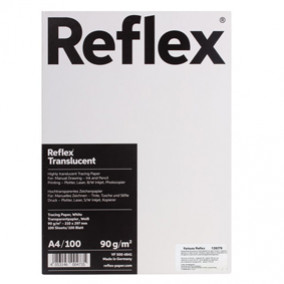 Калька REFLEX А4, 90 г/м, 100 л, Германия, белая. для оргтехники