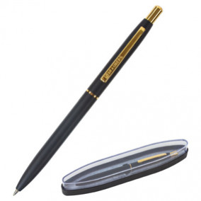 Ручка шариковая 0,5мм, "Brioso" корпус черный с золотом, Brauberg