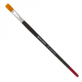 Кисть синтетика плоская № 9, Brauberg