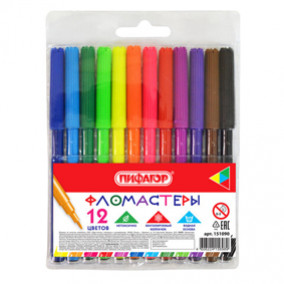 Фломастеры 12цв. Пифагор