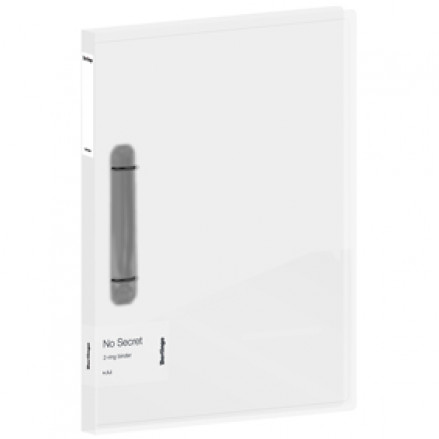 Папка 2 кольца А4 24мм, "No Secret", карман, Berlingo