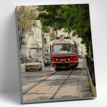 Картина по номерам Трамвай Аннушка, (30х40)